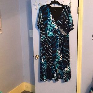 Fashion Bug wrap dress. Size 3x.